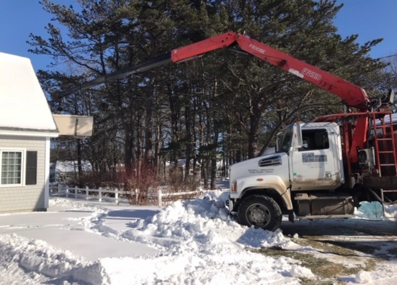 Sheetrock delivery in Maine by Dube Drywall